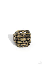 Load image into Gallery viewer, Paparazzi 🔆 Steadfast Stack - Brass Ring
