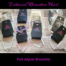 Load image into Gallery viewer, KID JEWELRY 🔆 Iridescent Heart Macrame Bracelets
