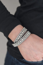 Load image into Gallery viewer, Paparazzi 🔆 Shimmer and Sass - Black Bracelet
