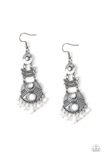 Load image into Gallery viewer, Paparazzi 🔆 Tropic Tribe - White Earrings
