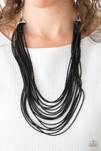 Load image into Gallery viewer, Paparazzi 🔆 Peacefully Pacific - Black Necklace
