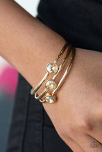 Load image into Gallery viewer, Paparazzi 🔆 Be All You Can BEDAZZLE - Gold Bracelet
