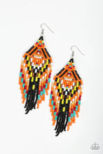 Load image into Gallery viewer, Paparazzi 🔆 Boho Blast - Black Earrings
