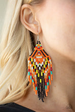 Load image into Gallery viewer, Paparazzi 🔆 Boho Blast - Black Earrings
