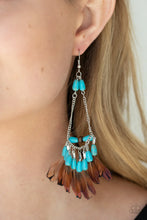 Load image into Gallery viewer, Paparazzi 🔆 Haute Hawk - Blue Earrings
