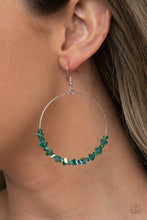 Load image into Gallery viewer, Paparazzi 🔆 Glimmering Go-Getter - Green Earrings
