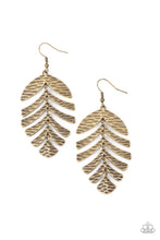 Load image into Gallery viewer, Paparazzi 🔆 Palm Lagoon - Brass Earrings

