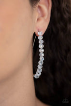 Load image into Gallery viewer, Paparazzi 🔆 GLOW Hanging Fruit - White ♥ Post Earrings
