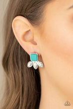 Load image into Gallery viewer, Paparazzi 🔆 Hill Country Blossoms - Blue Post Earrings
