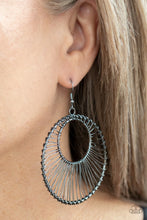 Load image into Gallery viewer, Paparazzi 🔆 Artisan Applique - Black Earrings
