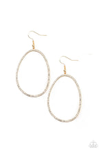 Load image into Gallery viewer, Paparazzi 🔆 OVAL-ruled! - Gold Earrings
