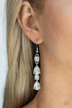 Load image into Gallery viewer, Paparazzi 🔆 Raise Your Glass to Glamorous - White Earrings
