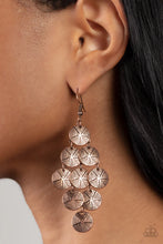 Load image into Gallery viewer, Paparazzi 🔆 How CHIME Flies - Copper Earrings
