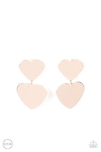 Load image into Gallery viewer, Paparazzi 🔆 Cowgirl Crush - Rose Gold Clip-On Earrings
