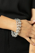 Load image into Gallery viewer, Paparazzi 🔆 Eiffel Tower Tryst - White Bracelet

