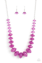 Load image into Gallery viewer, Paparazzi 🔆 Happy-GLOW-Lucky - Purple Necklace 🔆 Summer Party Pack 2022 Exclusive
