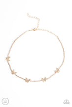 Load image into Gallery viewer, Paparazzi 🔆 Fluttering Fanatic - Gold Necklace
