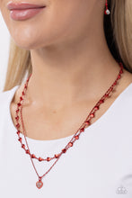 Load image into Gallery viewer, Paparazzi 🔆 Cupid Combo - Red Necklace
