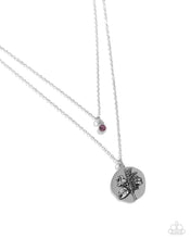 Load image into Gallery viewer, oak-sisters-jewelry-birthstone-beauty-purple-necklace-paparazzi-accessories-by-lisa
