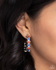 Paparazzi 🔆 Star Spangled Statement Earrings