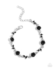 Load image into Gallery viewer, oak-sisters-jewelry-roses-supposes-black-bracelet-paparazzi-accessories-by-lisa
