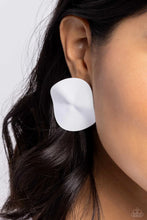 Load image into Gallery viewer, Paparazzi 🔆 Moody Masterpiece - White Post Earring
