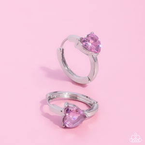Paparazzi 🔆 High Nobility - Pink Earrings