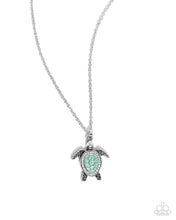 Load image into Gallery viewer, oak-sisters-jewelry-turtle-tourist-green-necklace-paparazzi-accessories-by-lisa
