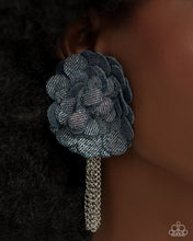 Load image into Gallery viewer, Paparazzi 🔆 Dauntless Denim - Blue Post Earrings
