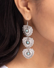 Load image into Gallery viewer, Paparazzi 🔆 Vintage Allure - Blue Earrings
