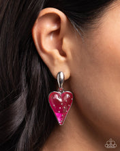 Load image into Gallery viewer, Paparazzi 🔆 Glossy Goodwill - Pink Post Earrings
