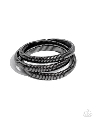 oak-sisters-jewelry-charismatic-coils-black-bracelet-paparazzi-accessories-by-lisa