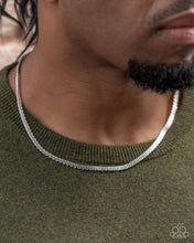 Load image into Gallery viewer, Paparazzi 🔆 Chained Character - Silver Mens Necklace
