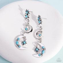 Load image into Gallery viewer, Paparazzi 🔆 Stellar Serendipity - Blue Post Earrings
