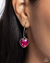 Load image into Gallery viewer, Paparazzi 🔆 Diamond of the Night - Pink Earrings
