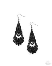 Load image into Gallery viewer, Paparazzi 🔆 Opera Stage - Black Earrings
