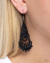 Load image into Gallery viewer, Paparazzi 🔆 Opera Stage - Black Earrings
