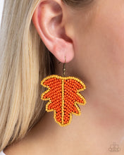 Load image into Gallery viewer, Paparazzi 🔆 The FROND Page - Orange Earring
