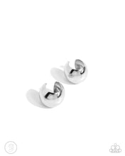 Load image into Gallery viewer, Paparazzi 🔆 American CURL - Silver Post Earrings

