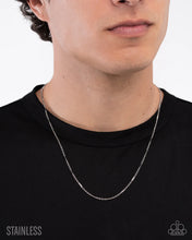 Load image into Gallery viewer, Paparazzi 🔆 No Drama - Silver Mens Necklace
