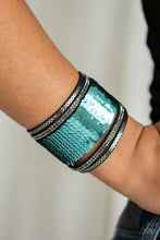 Load image into Gallery viewer, Paparazzi 🔆 Heads or MERMAID Tails - Blue/Silver Bracelet
