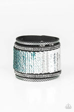 Load image into Gallery viewer, Paparazzi 🔆 Heads or MERMAID Tails - Blue/Silver Bracelet
