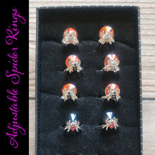 Load image into Gallery viewer, KID JEWELRY 🔆 Rhinestone Spider Rings
