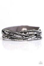Load image into Gallery viewer, oak-sisters-jewelry-too-cool-for-school-silver-5425-paparazzi-accessories-by-lisa
