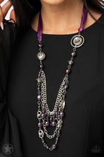 Load image into Gallery viewer, Paparazzi 🔆 All The Trimmings - Purple Necklace
