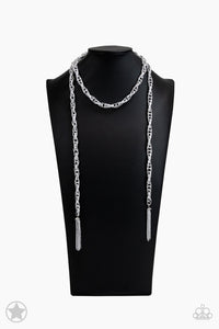 Paparazzi 🔆 SCARFed for Attention - Silver Necklace