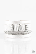Load image into Gallery viewer, oak-sisters-jewelry-fame-night-white-bracelet-paparazzi-accessories-by-lisa
