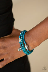 Paparazzi 🔆 Really Romantic - Blue Bracelet