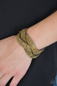 Paparazzi 🔆 Nice Girls Finish Last - Brass Bracelet
