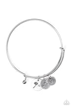 Load image into Gallery viewer, oak-sisters-jewelry-dreamy-dandelions-silver-bracelet-paparazzi-accessories-by-lisa

